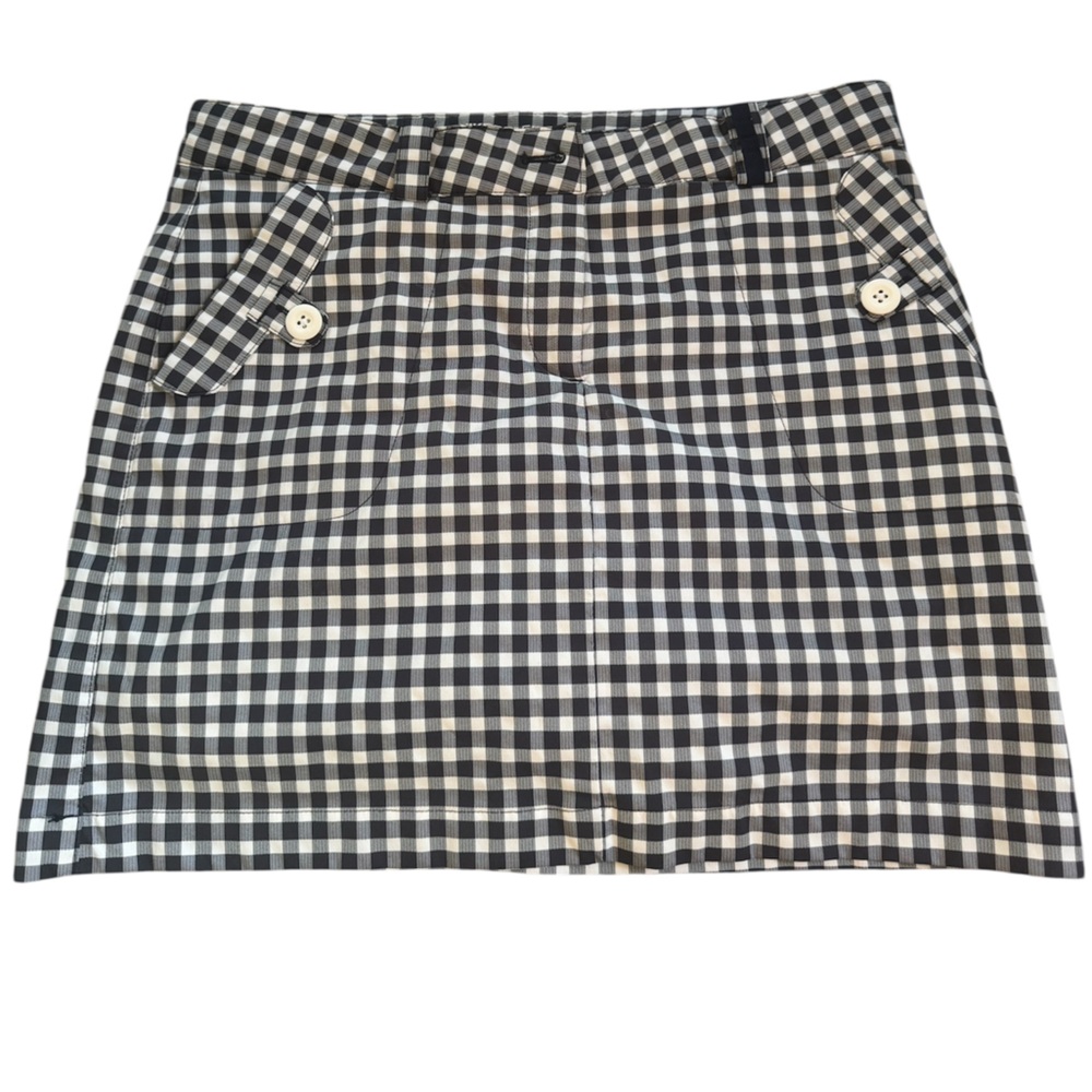 Nike Golf Skirt – Chic Checkered Design, Size XL